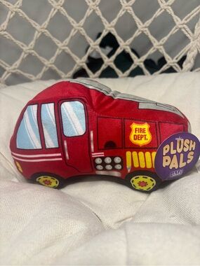 Plush Pals Red Fire Truck Soft Toy by BMi